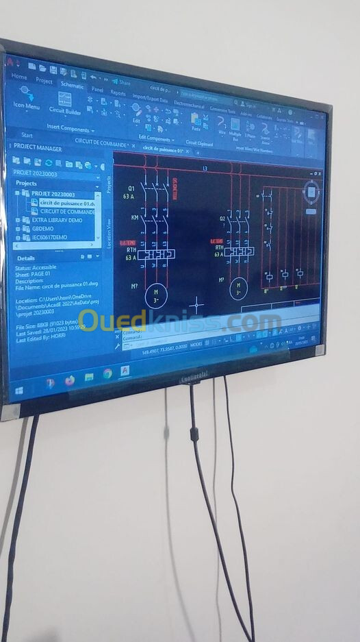 Formation sur l'Autocad Electrique