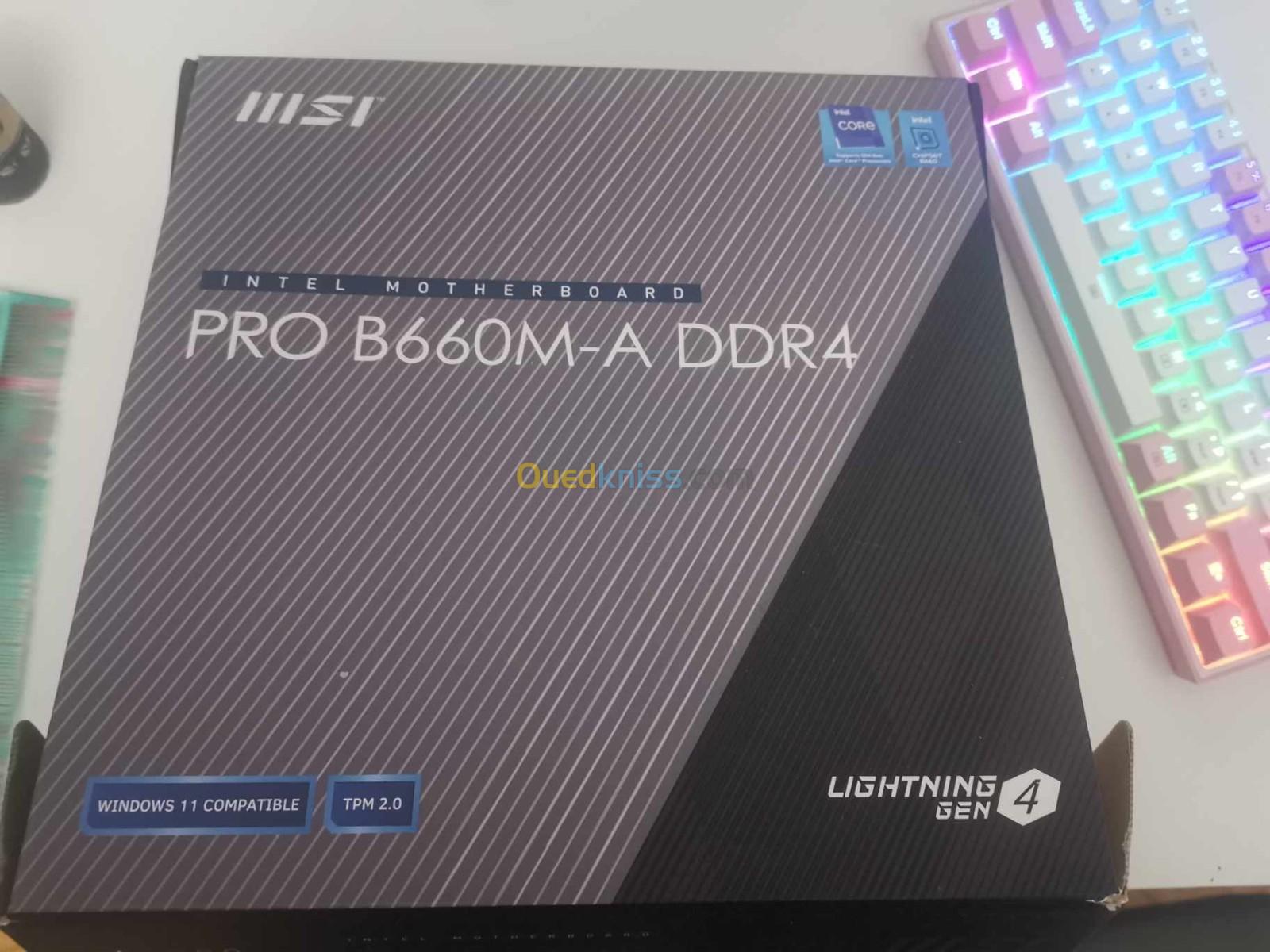 PRO B660M-A DDR4