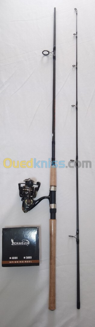 Ensemble spining canne daiwa nature 2m40 avec moulinet sjaojia 4000