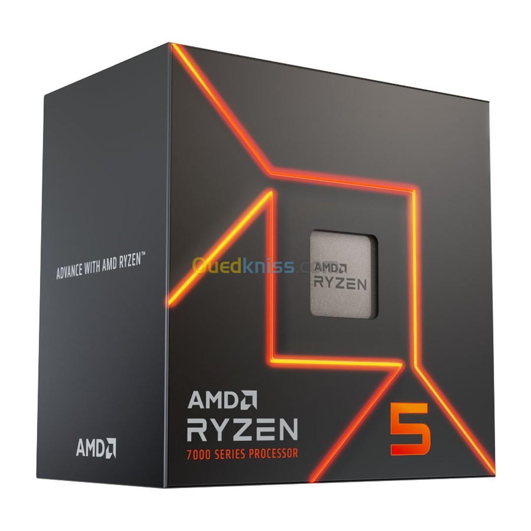 processeur AMD RYZEN 5 7600 (3.8 GHz / 5.1 GHz) BOX