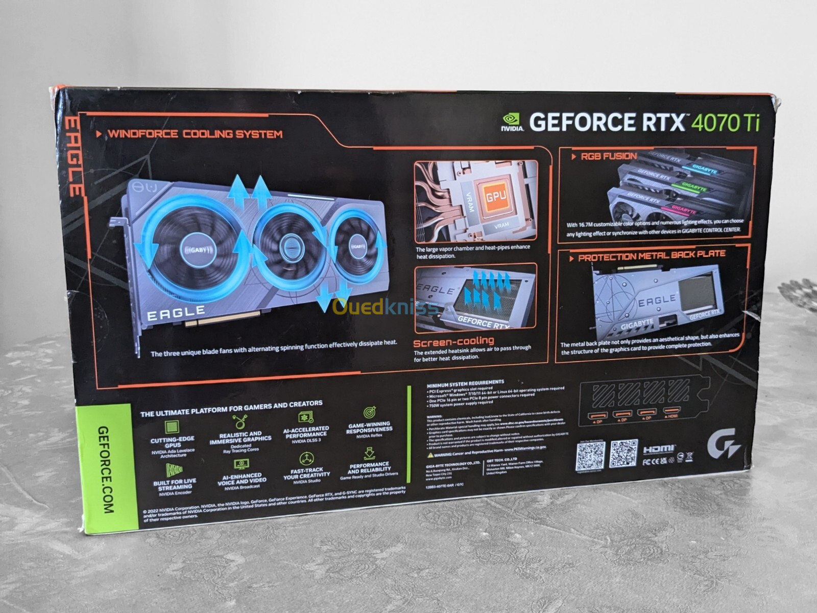  Carte Graphique NVIDIA GeForce RTX 4070