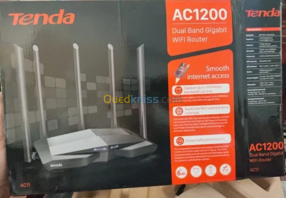 Tenda ac1200 router wifi 5