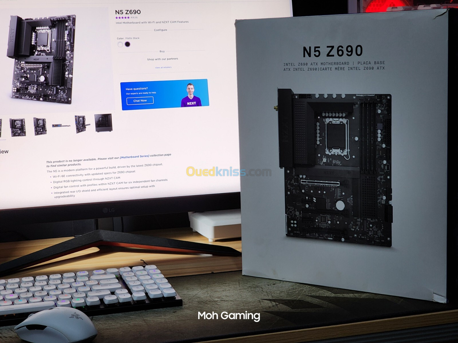 Kit Upgrade Intel I5 13600KF + Nzxt Z690 N5 + 16Gb Ram 3600mhz + Thermlright peerlees assassin 120