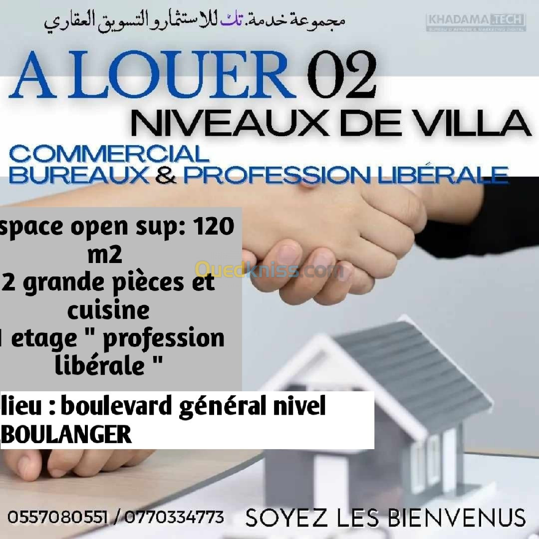 Location Niveau De Villa F3 Oran Oran