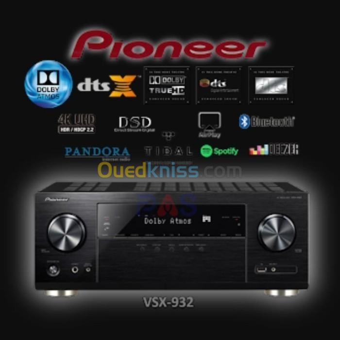 Pioneer Vsx 932 4k 7.2 Dolby Atmos DTS-X HDR Dolby Vision Wifi Bluetooth