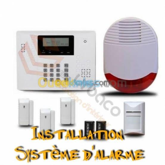 Installation caméras de surveillance et systèmes d'alarme 