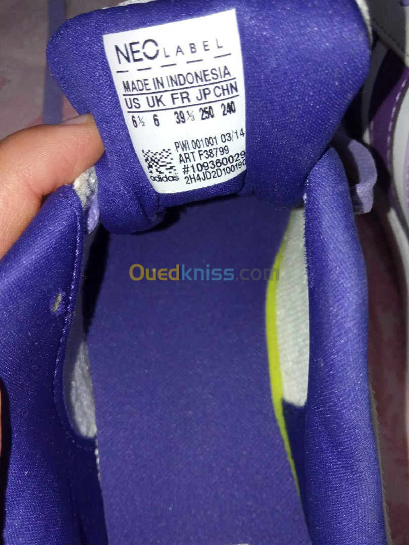 Adidas neo cheap femme violet