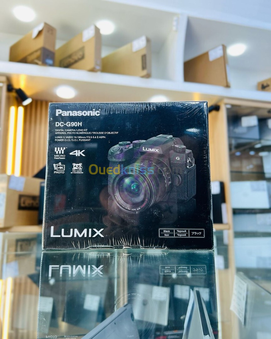 Panasonic lumix DG-G90H avec lumix g vario 14-140mm f/3.5-5.6 II neuf jamais utilisé sous emballage