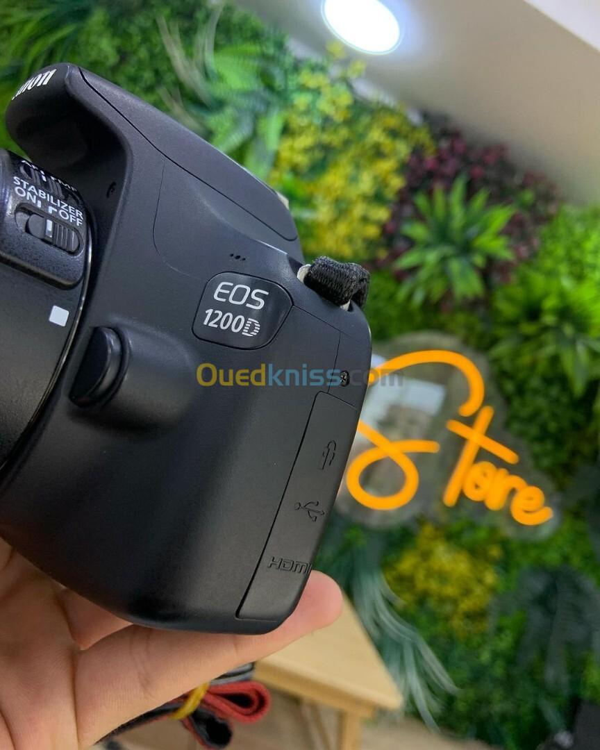 CANON 1200D avec lens 18-55mm en excellent etat avec batterie et chargeur Click: 11k