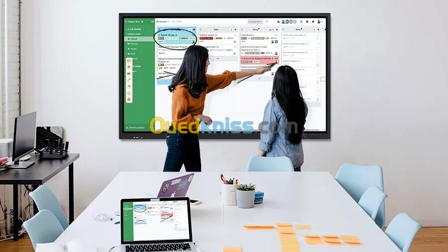 ECRAN IRIS A95 PRO INTERACTIF DISPLAY POUR CONFERENCE 86''