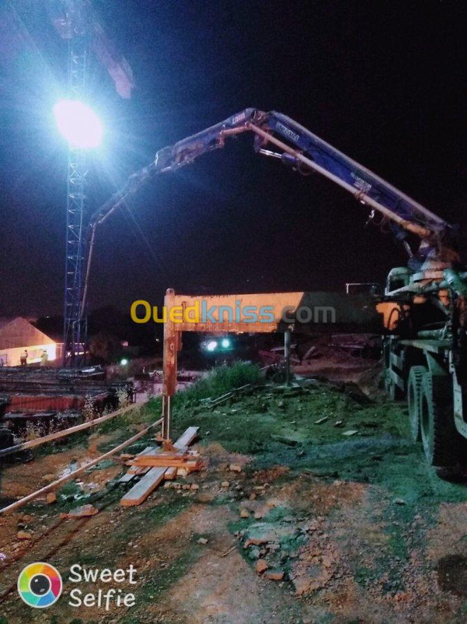 Chauffeur opérateur pompe à béton