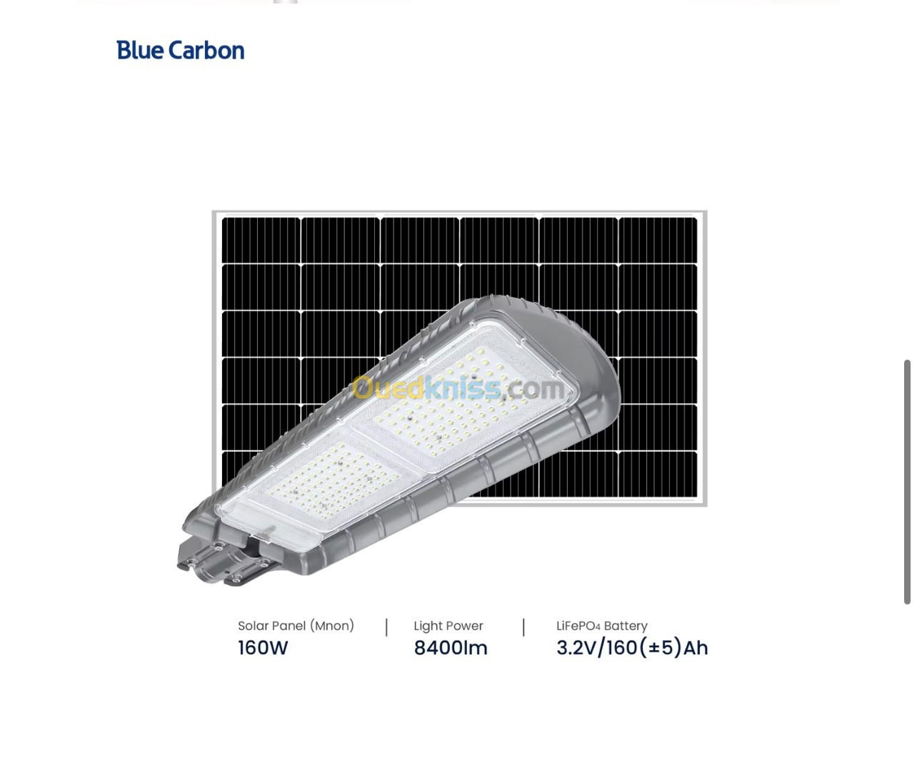 Luminaires solaire all in two 80 w 