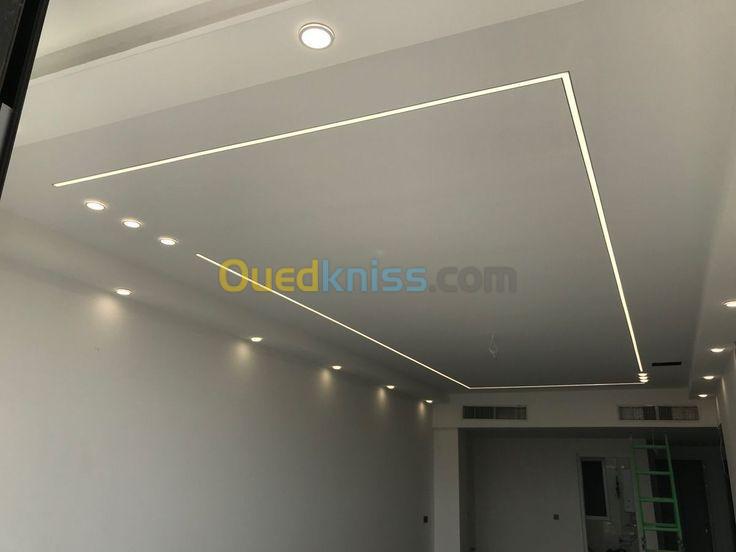 Led profil placoplâtre peinture 