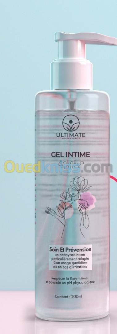 Pack gel intime. Gel anti cellulite. Huile de coco