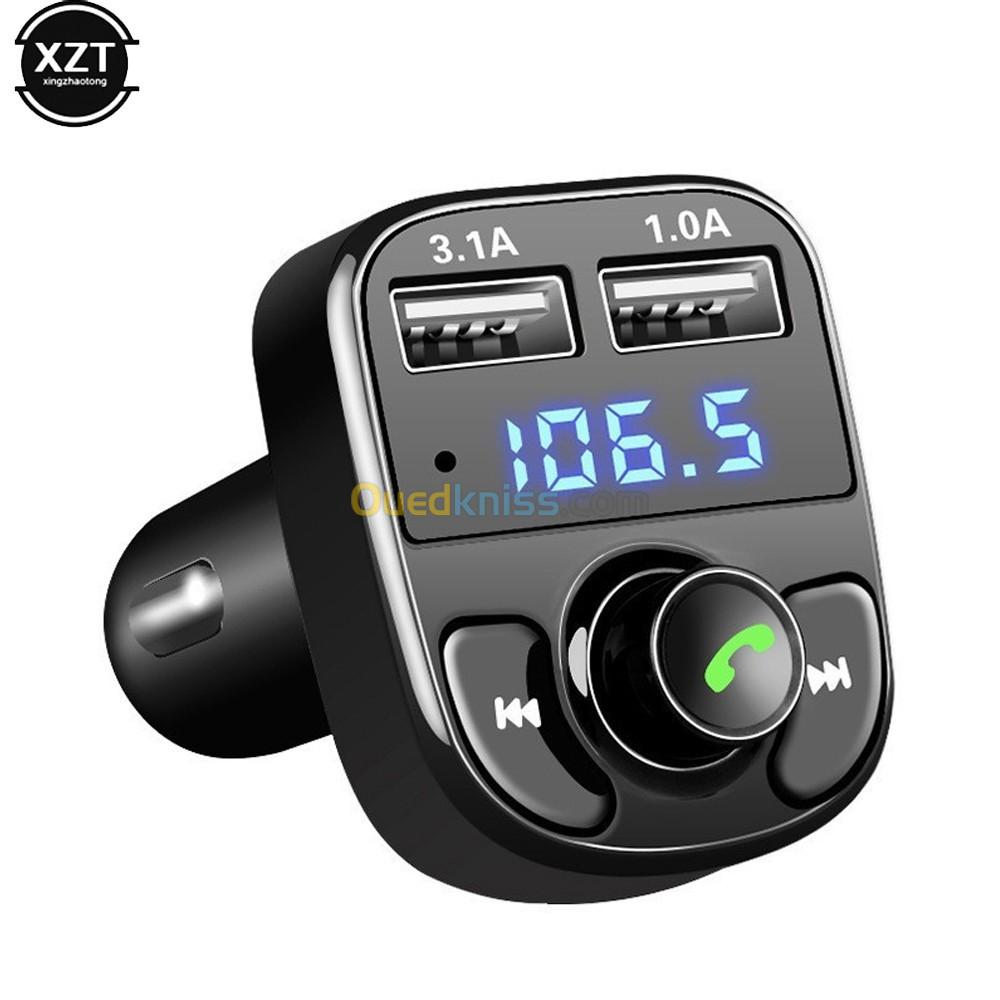 Car X8 Wireless Bluetooth FM Transmitter Kit USB Fast Charger Adapter Mp3 Player