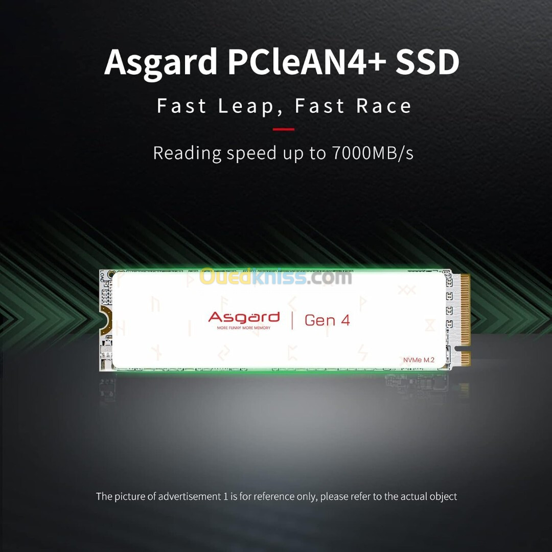 DISQUE SSD NVME ASGARD AN4 1TB GEN4 ( 7450 MB/S )