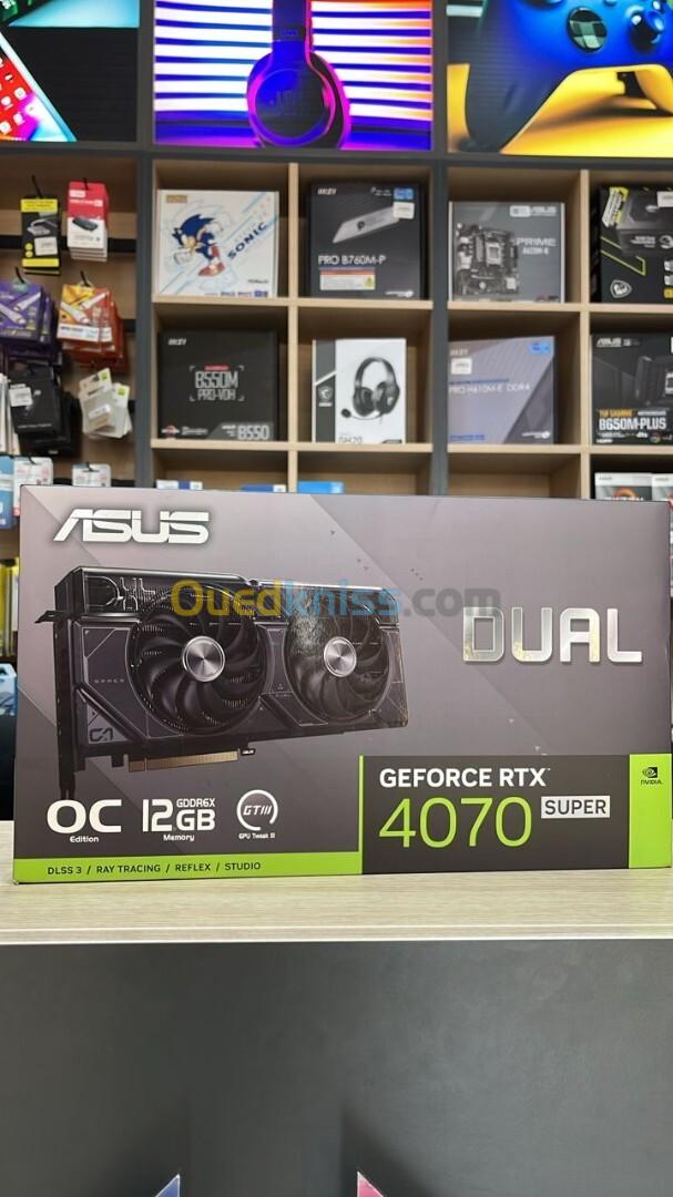 GPU ASUS DUAL RTX 4070 SUPER 12GB OC