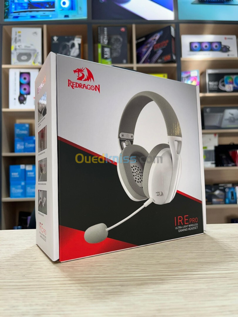 CASQUE REDRAGON IE PRO H848 ULTRA LIGHT WIRELESS GREY