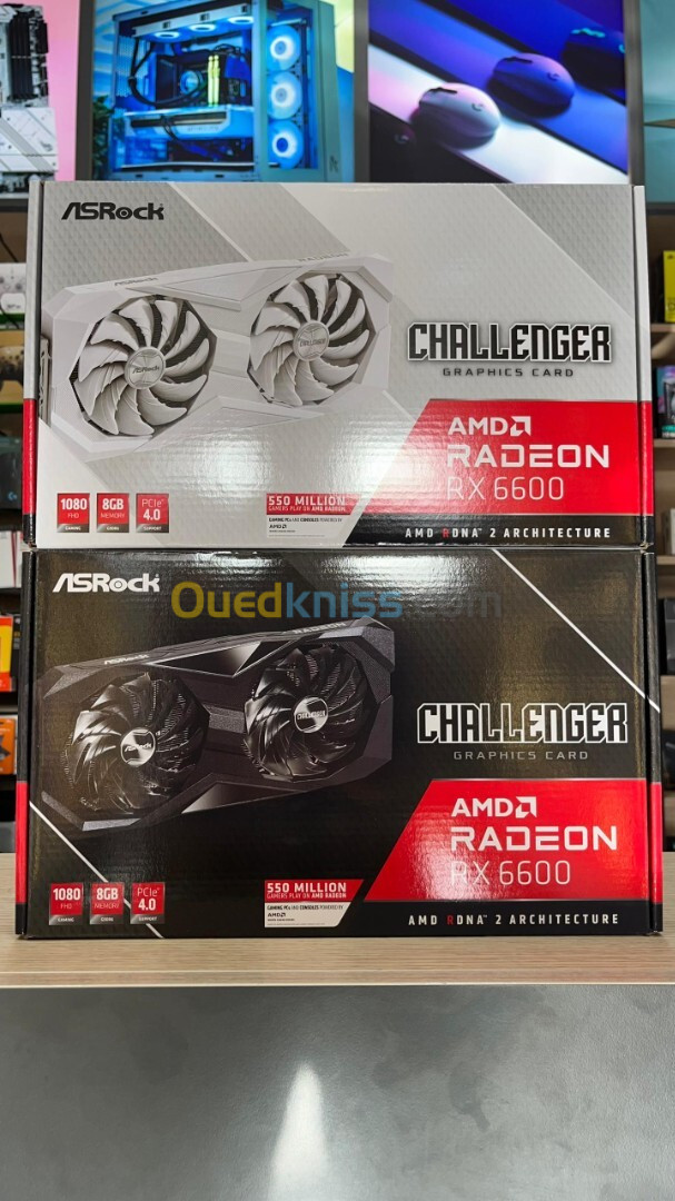 GPU ASROCK CHALLENGER RX 6600 8GB BLACK