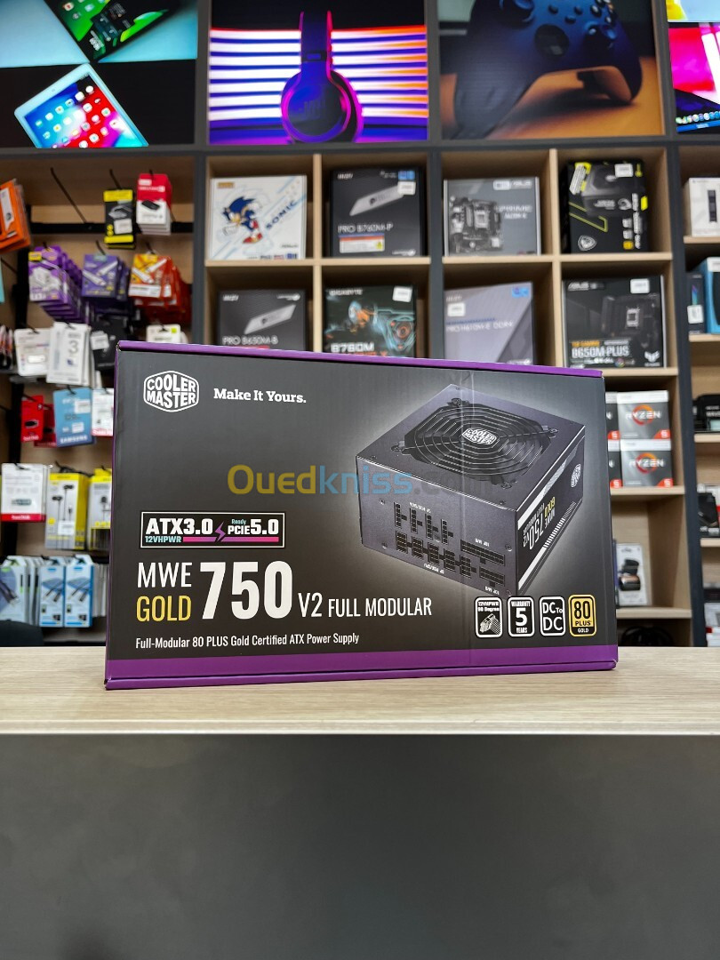 ALIMENTATION COOLER MASTER MWE 750W 80+ GOLD