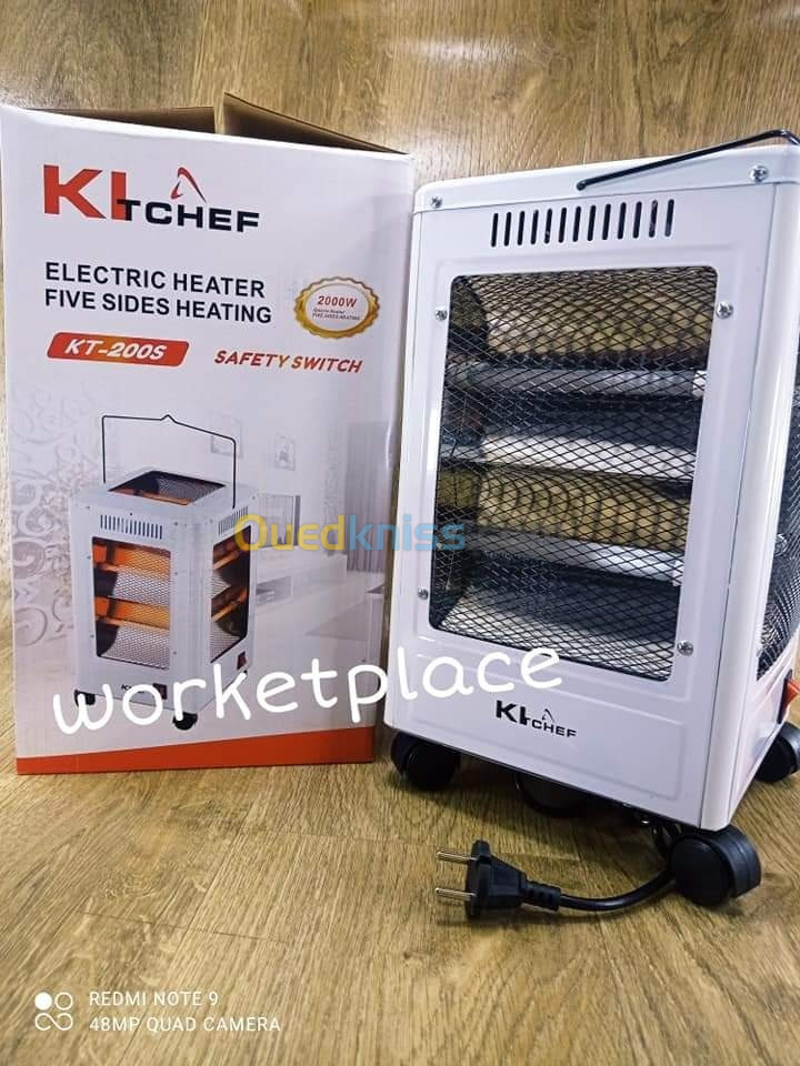 Résistance kitchef 5 faces مدفأة كهربائية 