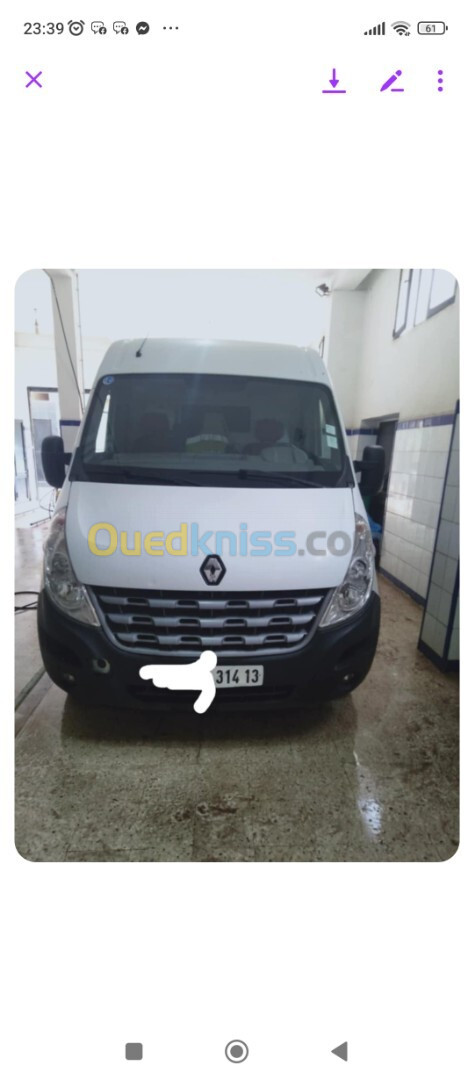 Renault Master 2014 Châssis Moyen