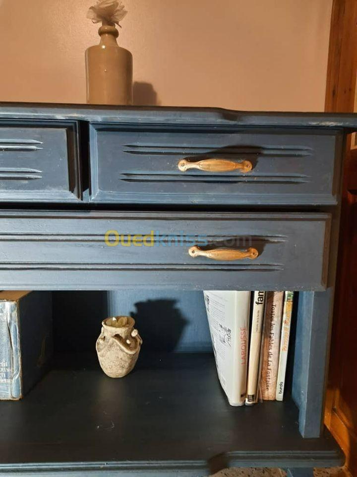 COMMODE BLEU Foncé