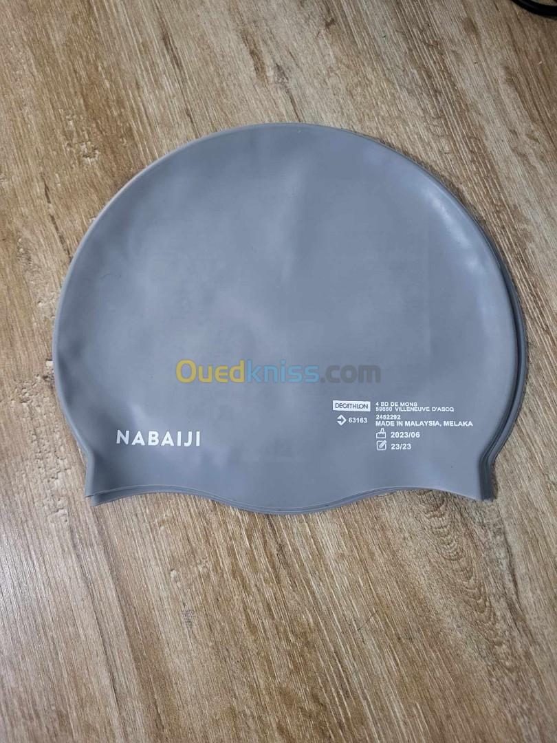 bonnet de natation nabaiji جديد