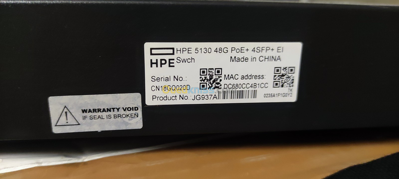 Switch ethernet hp enterprise