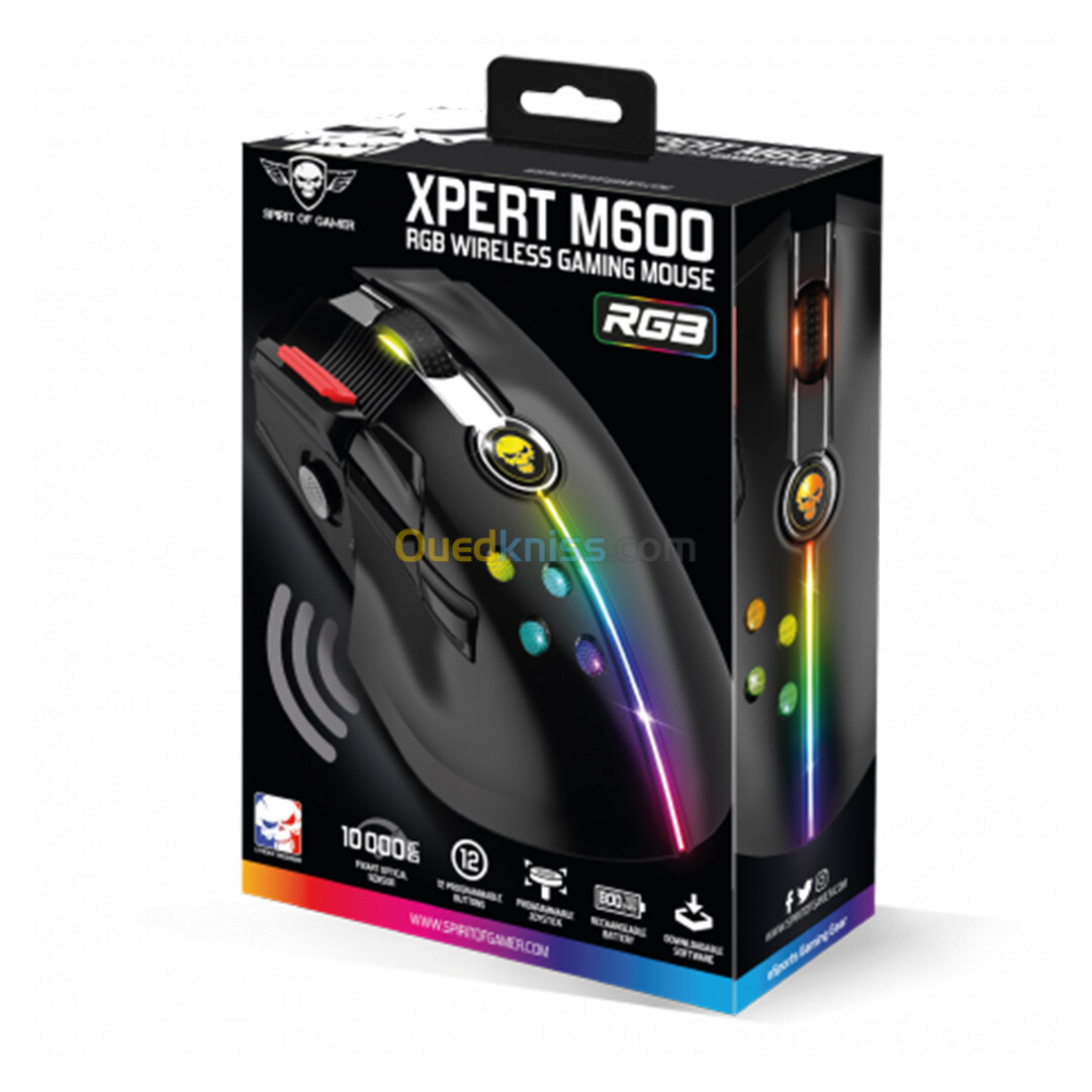 SOURIS SOG XPERT-M600 WIRELESS RGB