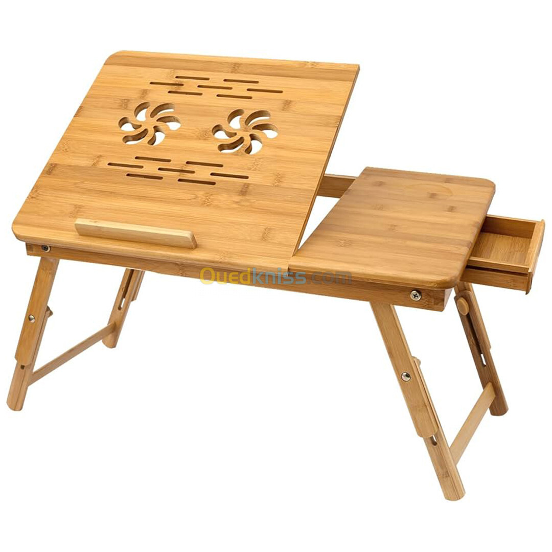 TABLE LAPTOP BAMBOO + VENTILO BM62