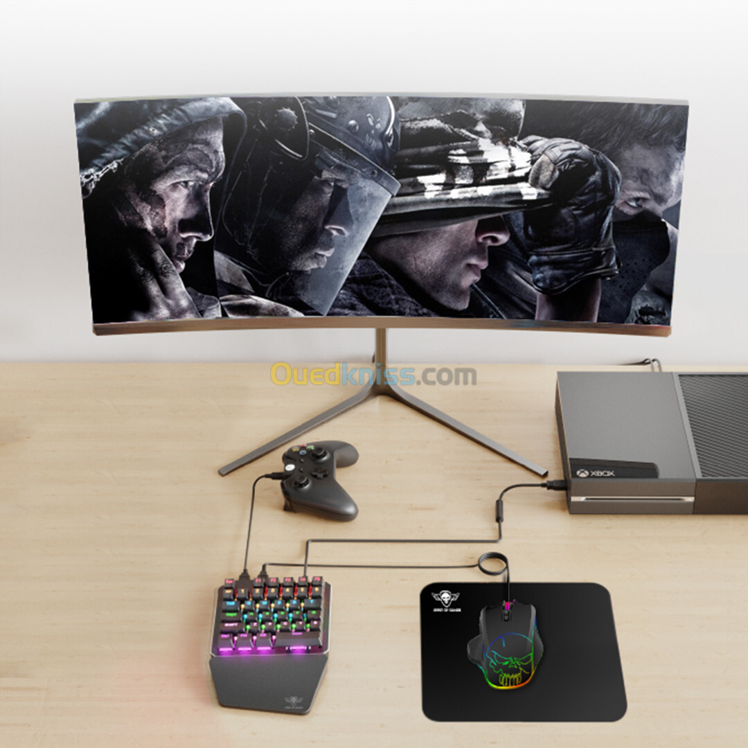 COMBO SOG CLAVIER SOURIS TAPIS RGB XPERT-G700 FOR CONSOLES