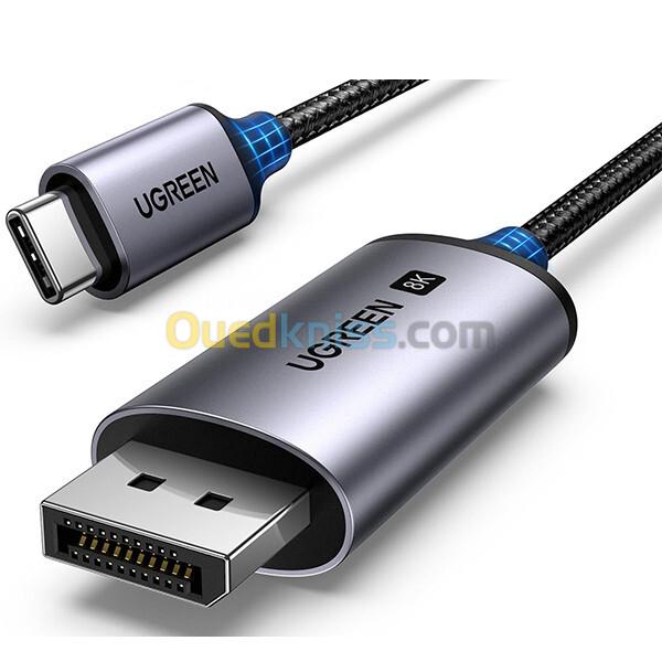 CABLE UGREEN USB-C VERS DISPLAY PORT 2M 25158