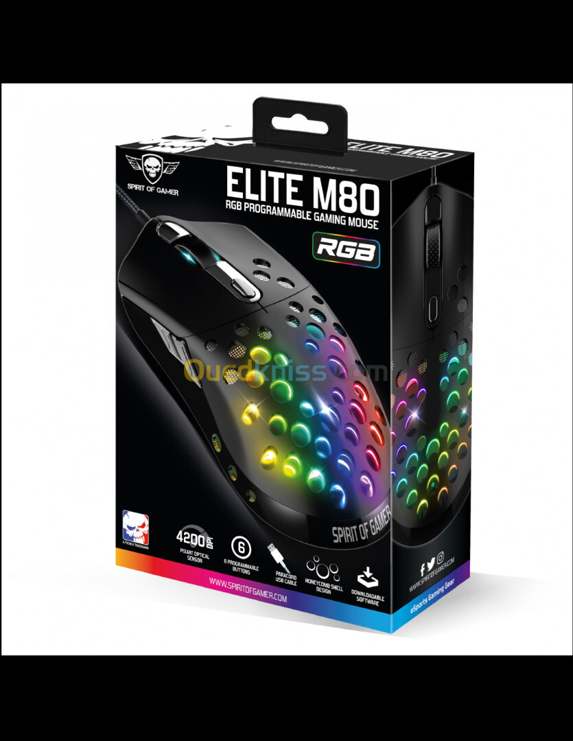 SOURIS SOG ELITE M80 RGB 