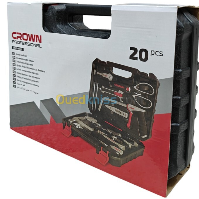 علبة أدوات caisse d'outil 20 Pcs CROWN