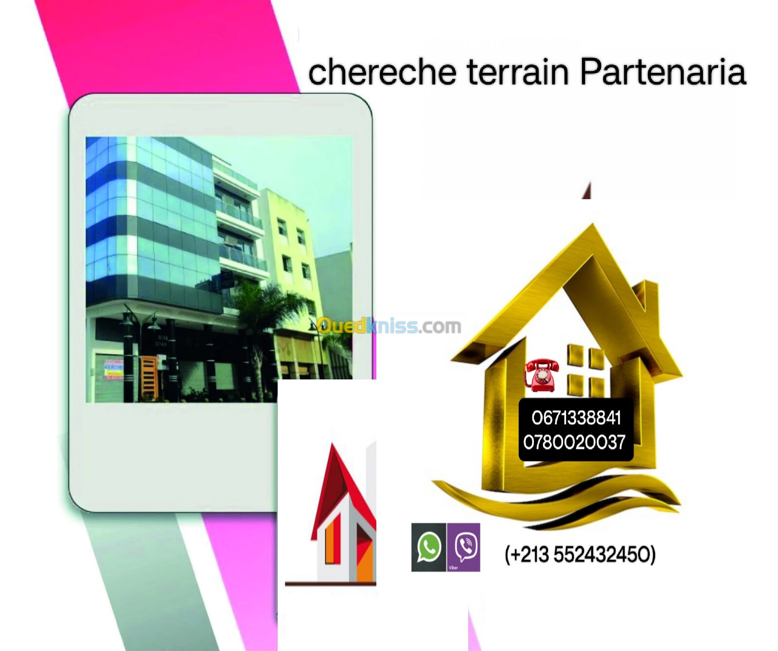 Cherche achat Terrain Alger El biar