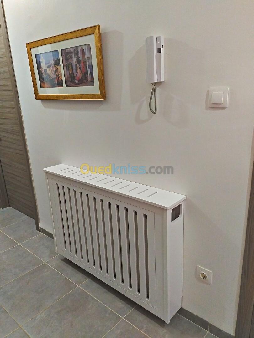 Cache radiateur , chauffage en mdf , forex ou bois...