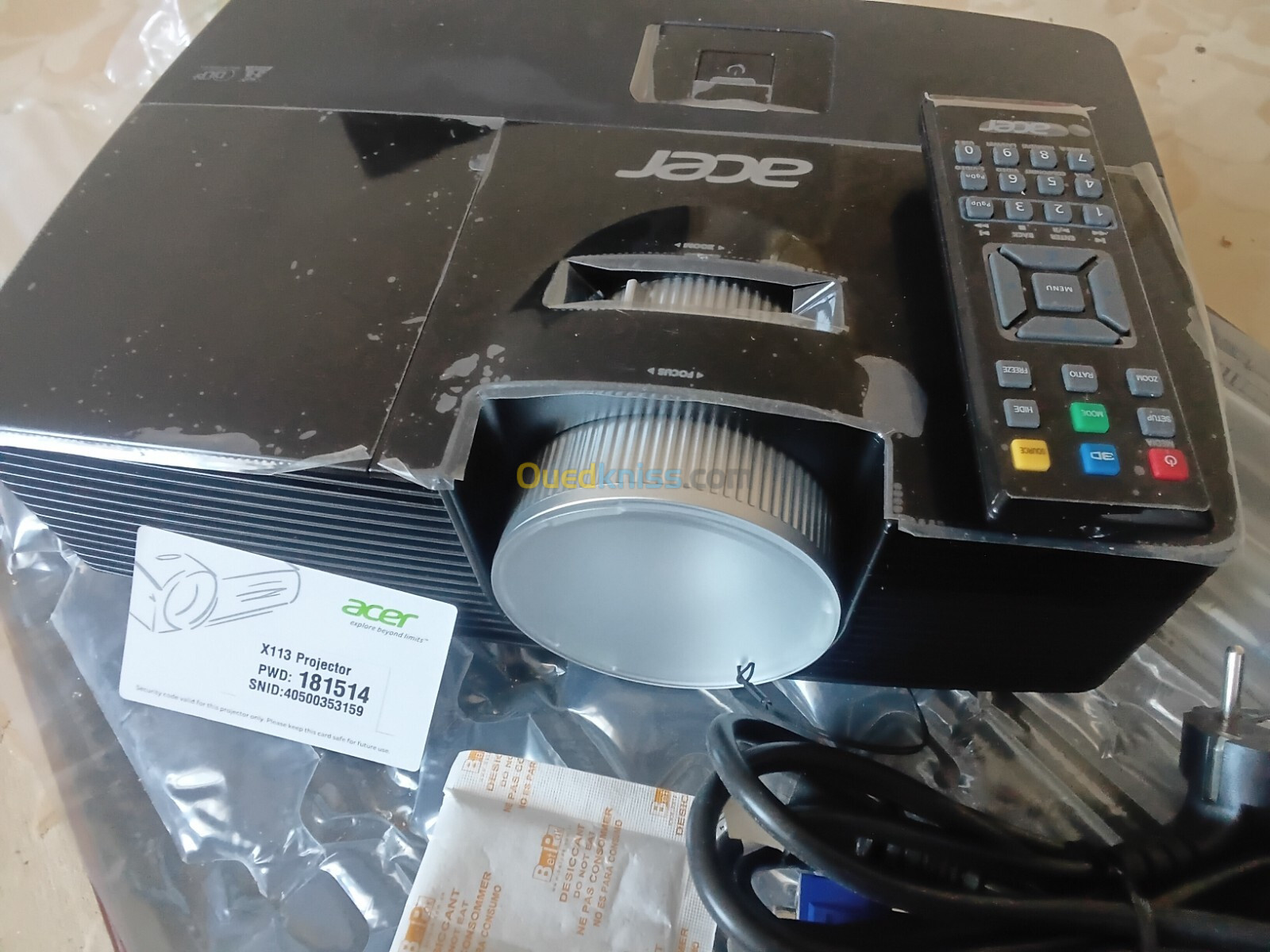 Datashow acer x113 projector neuf 