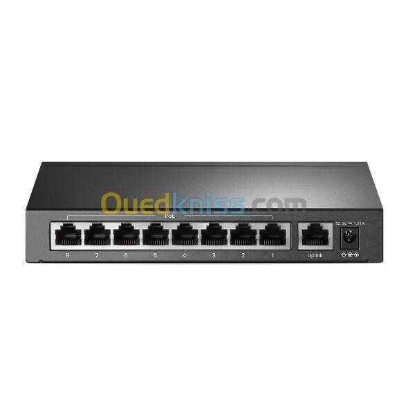 Switch de bureau 9 ports 10/100 Mbps avec 8 ports PoE+ TL-SF1009P