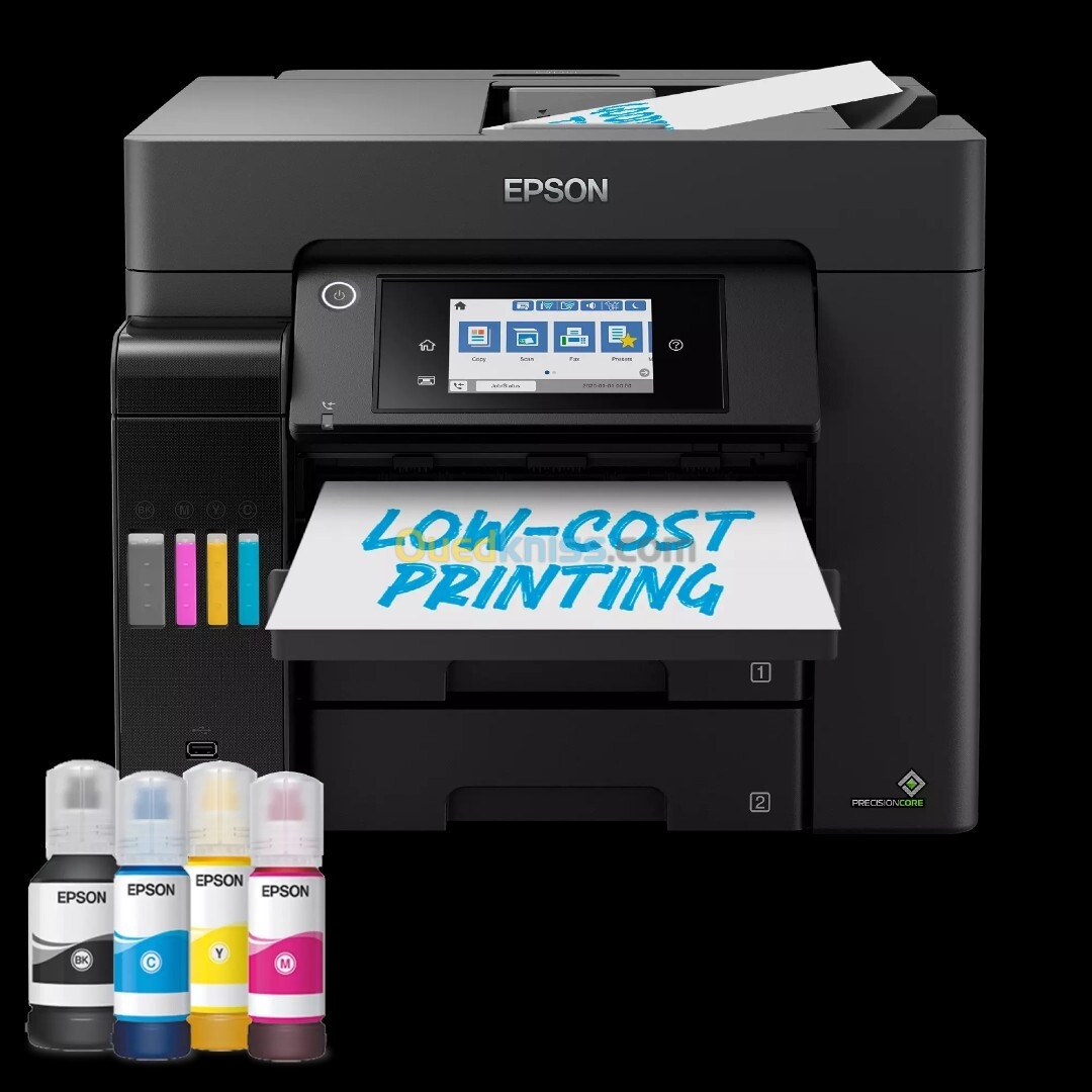 epson EcoTank L6570 Impression hautes performances, ADF, 25 ppm, Wi-Fi, RJ45, A4.