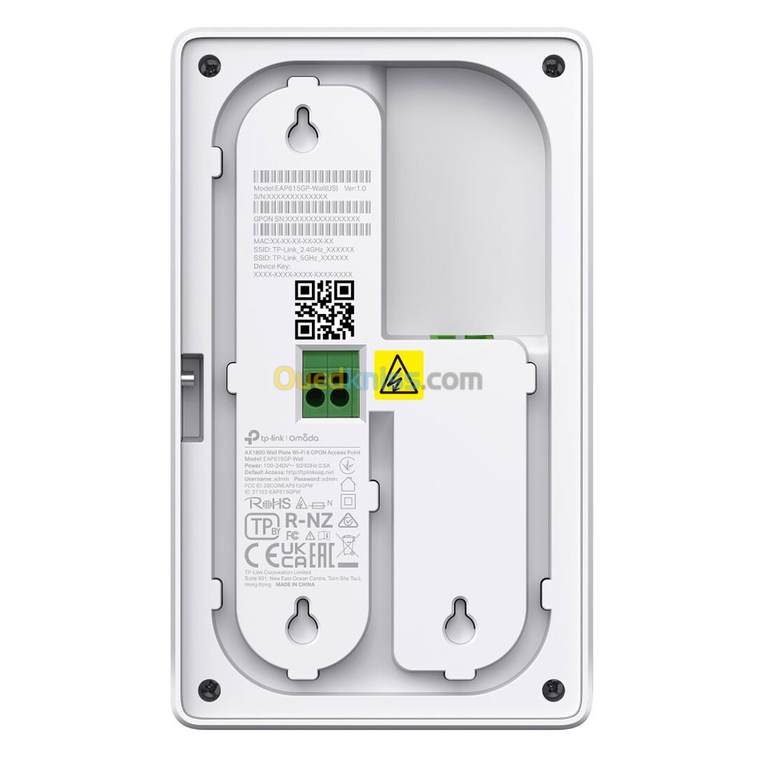 TP-Link EAP615 Omada Wall Point d'accès WiFi 6  murale AX1800 