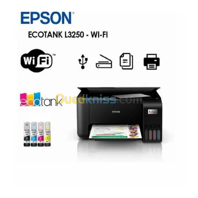 epson ecotank l3250 imprimante multifonction wifi