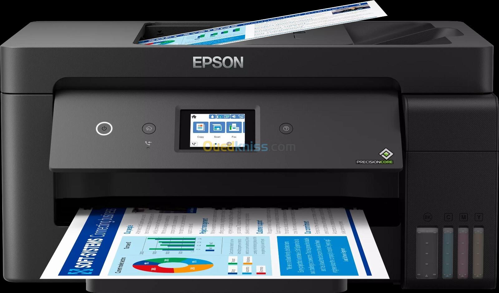 Imprimante Epson EcoTank L14150 multifonction à réservoirs Couleur 4en1 A4 - A3  ADF USB LAN Wi-Fi