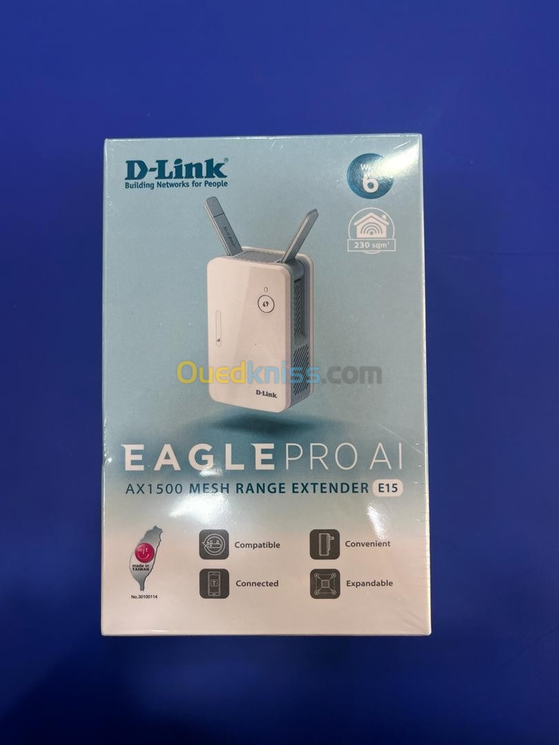 D-link E15 Répéteur Extendeur EAGLE PRO AI Mesh AX1500  WIFI 6