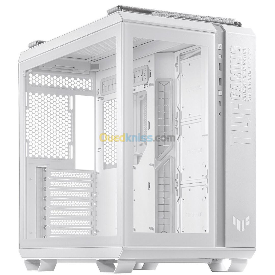 DÉSIGNATION Boitier Asus GT502 TUF GAMING CASETEMPERED GLASS White Edition (90DC0093-B09010)