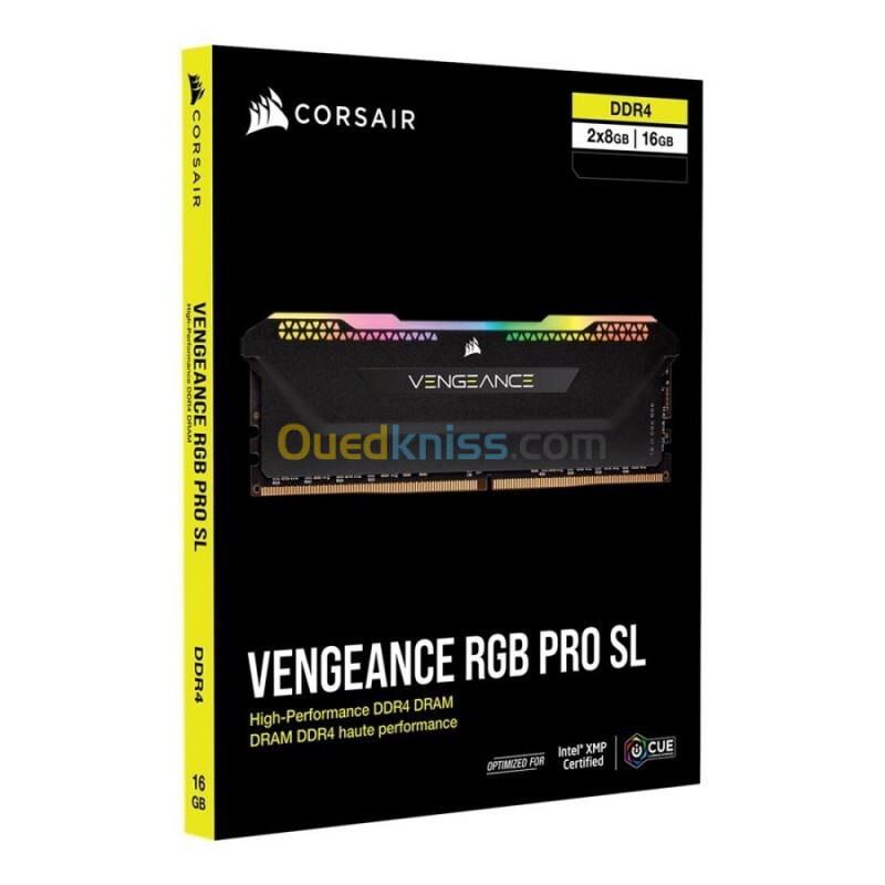 ram corsair vengeance rgb pro sl 16gb 8x2 3600mhz black