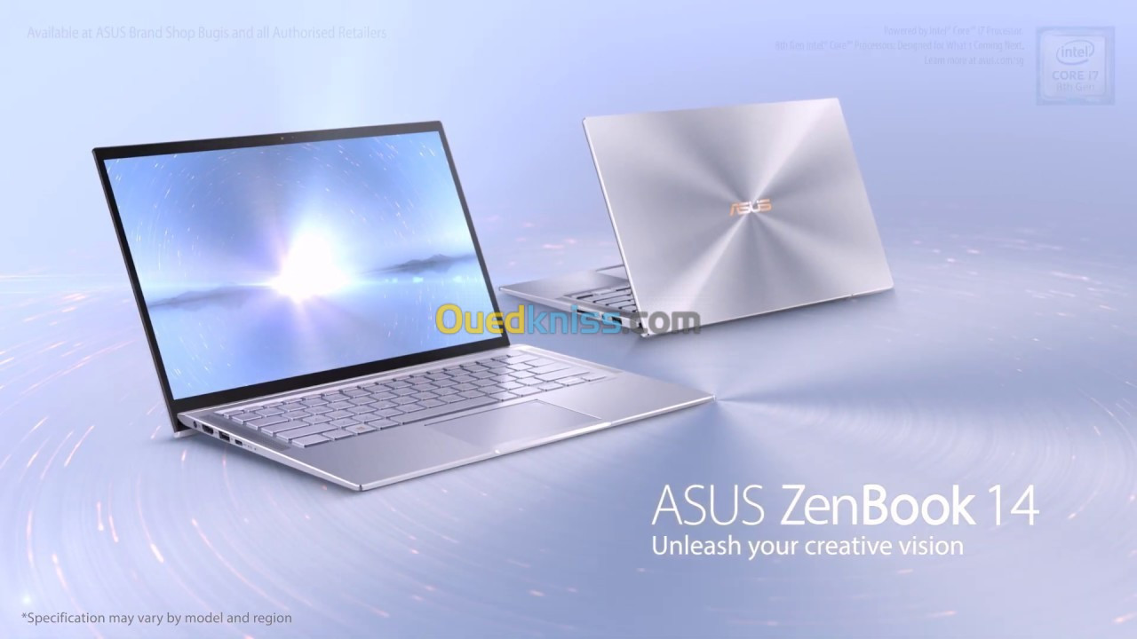 ASUS ZENBOOK UX431F I7 8565U 8GO 512GO SSD NVME