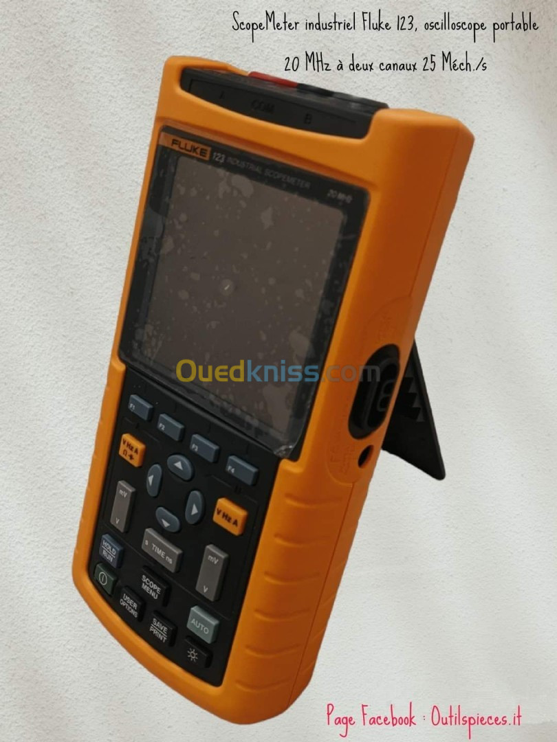 Oscilloscope numérique portable ScopeMeter 20 MHz Fluke FLUKE-123B