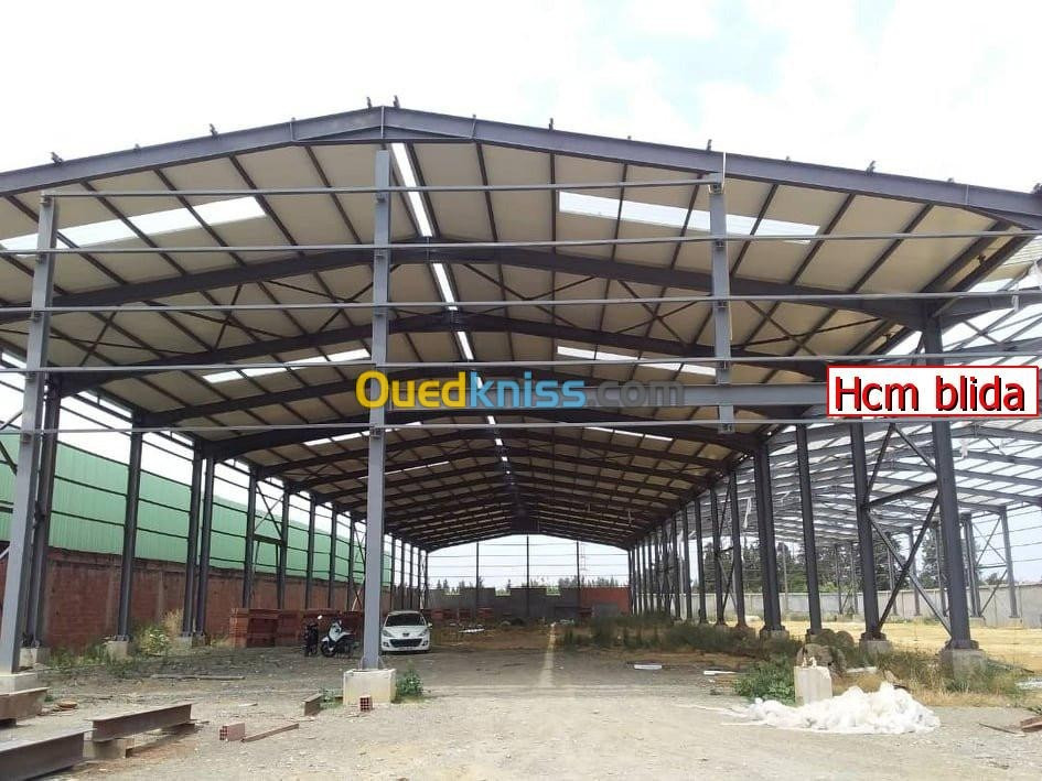 Hangar En Charpente Métallique هياكل معدنية (مستودعات هنقارات)