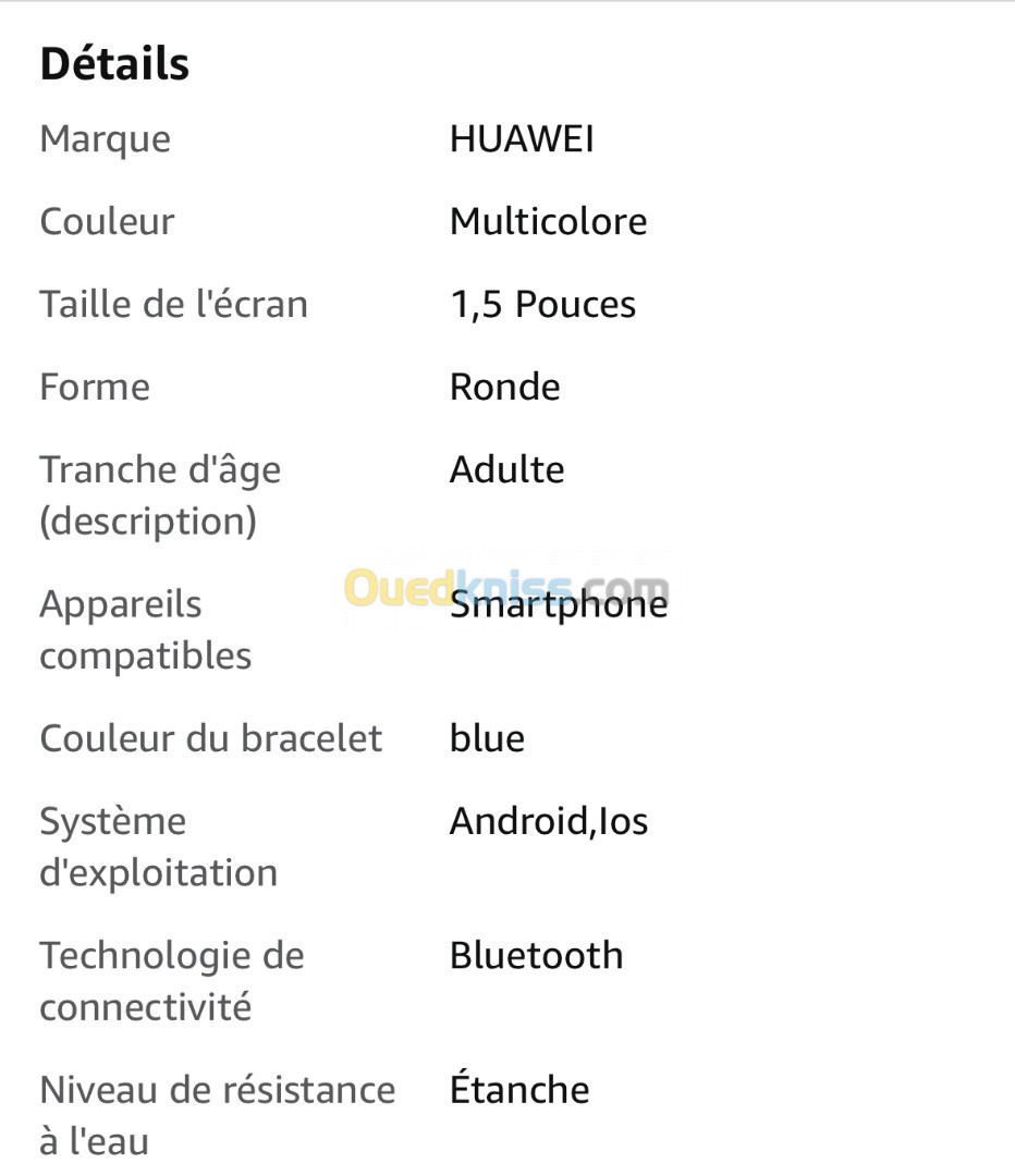 Montre huawei ultimate